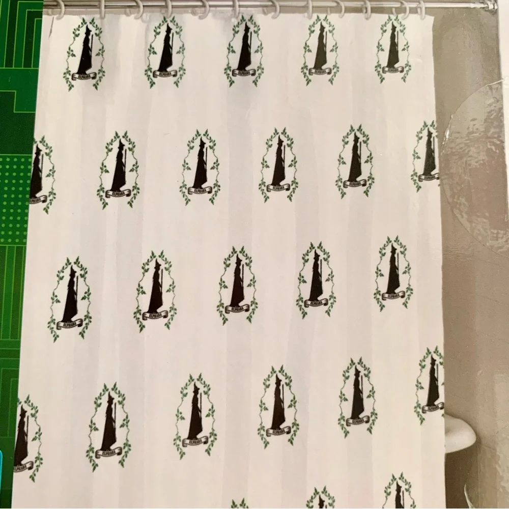 Wicked the Musical Elphaba Fabric Shower Curtain 72x72 IN